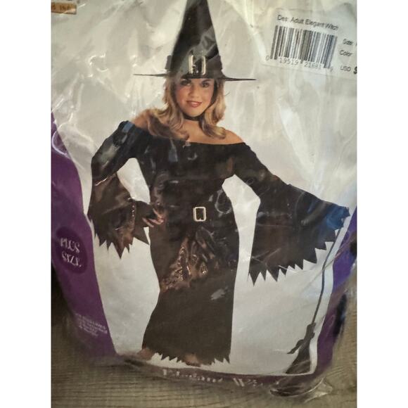 Elegant Witch Plus Size Costume. - Picture 2 of 4